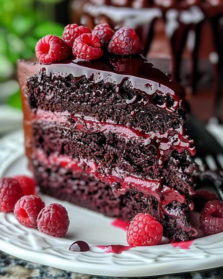 Chocolate Raspberry Cake